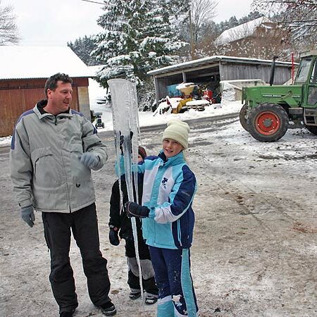 Winter auf dem Kieningerbauernhof