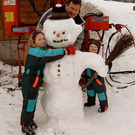 Winter auf dem Kieningerbauernhof