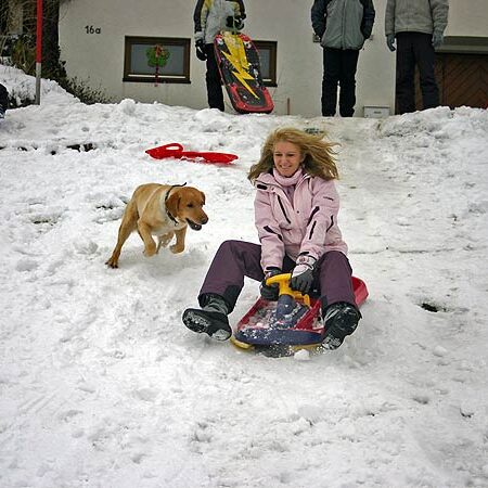 Winter auf dem Kieningerbauernhof